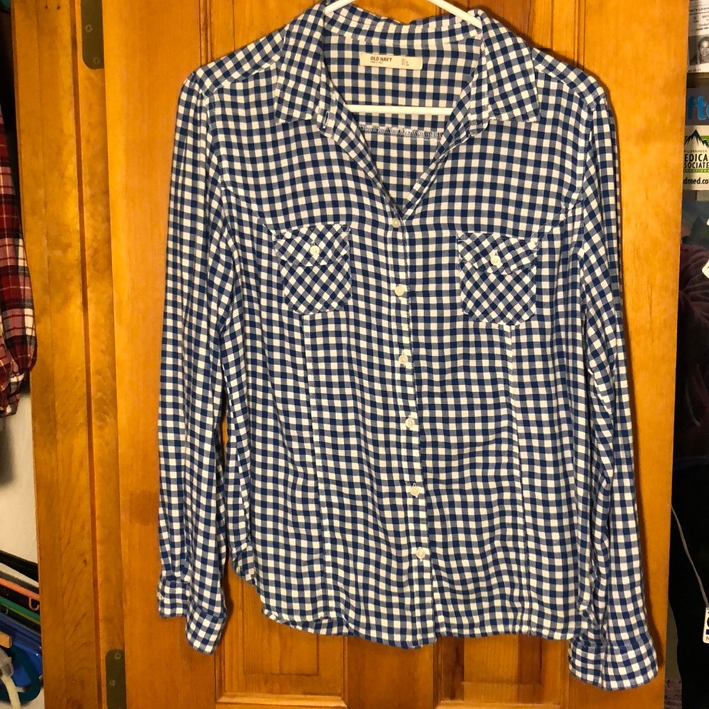 Plaid blouse